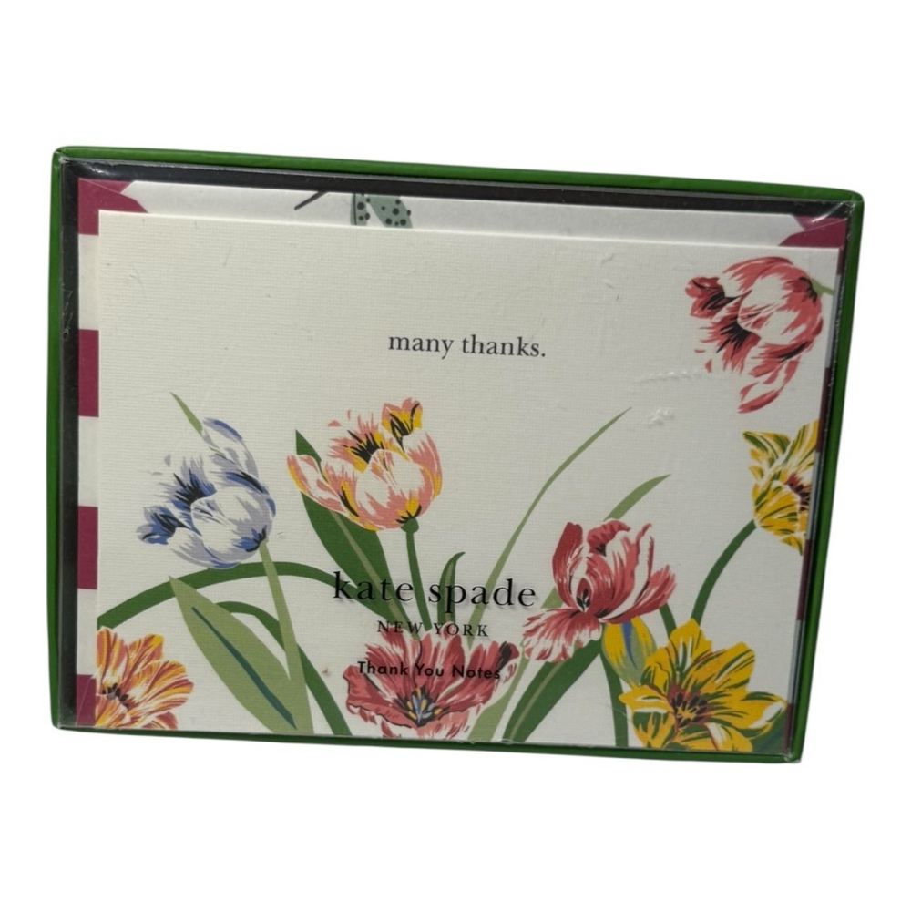 Kate Spade New York Dragonflies & Tulips Thank You Notes Set